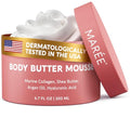 MAREE Shea Butter Body Butter Mousse 10 Fl Oz - Light & Hydrating Firming Cream