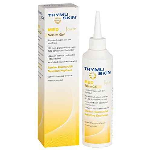 Thymuskin Med Serum Gel - Advanced Hair Peptide Serum for Hair Growth & Density - Hair Care Solution with Multi-Peptide Formula - Hydrating Serumfor Scalp Health