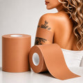 Tattoo Cover Up Tape - 2 Rolls Waterproof Dark Skin Tone 4"x16.4"