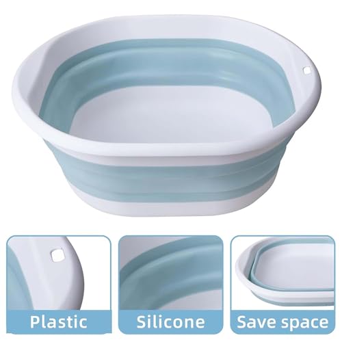 Collapsible Foot Bath Basin for Above Ground Pools - Large Capacity