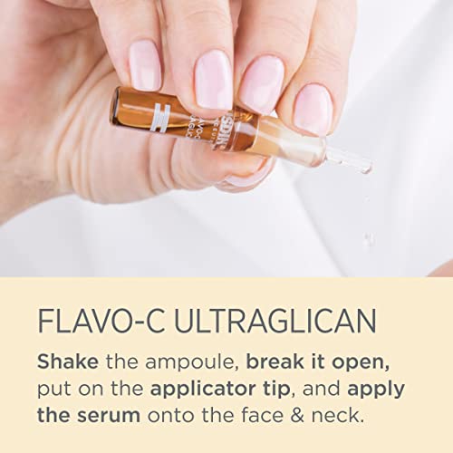 Serum Ampoules Flavo-C Ultraglican, Vitamin C and Hyaluronic Acid