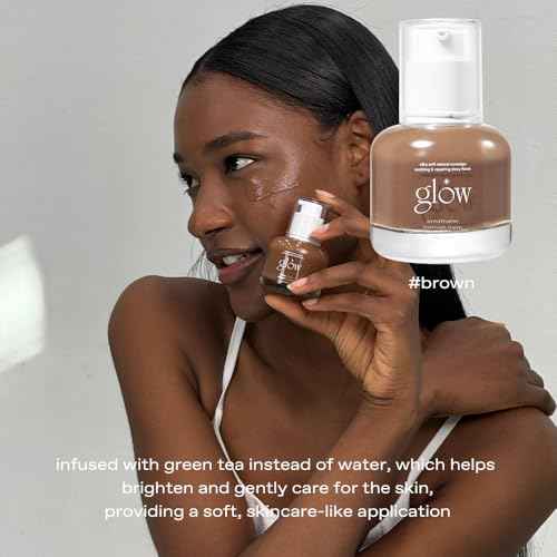 glow breathable blemish balm #brown : cruelty-free & artificial fragrance-free, essential oil-free, gluten-free, lightweight & hydrating bb cream that feels like skincare, 1 Fl Oz