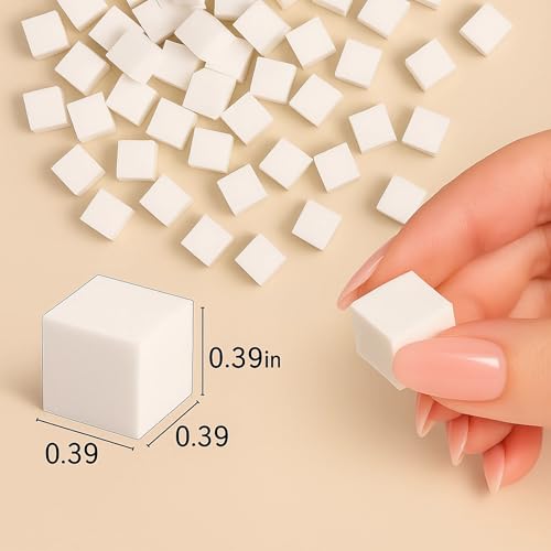 HomTop Ombre Nail Art Sponge Kit with Stainless Steel Grab Pen (150 Pcs)