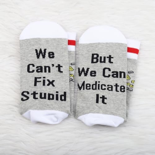 Pharmacist Socks 2 Pairs – RX Gift for Pharmacy Tech