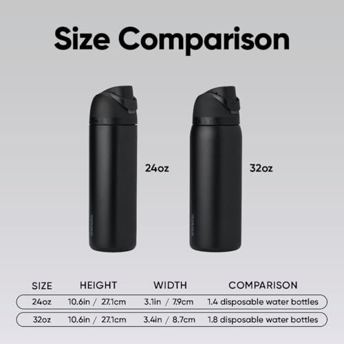 Owala FreeSip 24 oz Insulated Stainless Steel Water Bottle