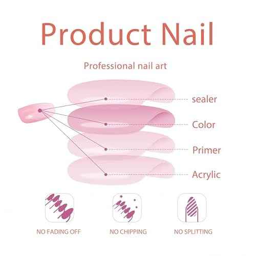 24Pcs Short Press on Nails French Tip Square Fake Nails with Rose Gold Glitter French White Leaf Design Pink Acrylic Nails Cute False Nails Artificial Nails Reusable Stick on Nails for Coquette Women
