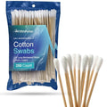 FifthPulse 8-Inch Biodegradable Cotton Swabs - Long Birchwood Applicators