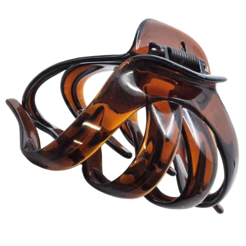 Camila Paris Octopus Hair Clips Tortoise Shell 3.5" Large Claw for Thick Hair
