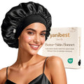 YANIBEST Double Layer Satin Hair Bonnet for Sleeping
