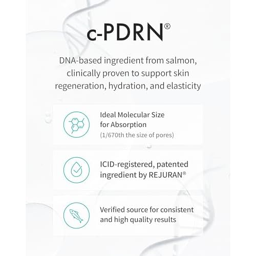 REJURAN¢ç Moisture Treatment Ampoule, c-PDRN¢ç - Deep Hydrating Face Serum for Instant & Long-Lasting Moisture, Soothing, Skin Barrier Boost, Moisture Lock with PDRx. Korean Skin Care (1.01 fl oz)