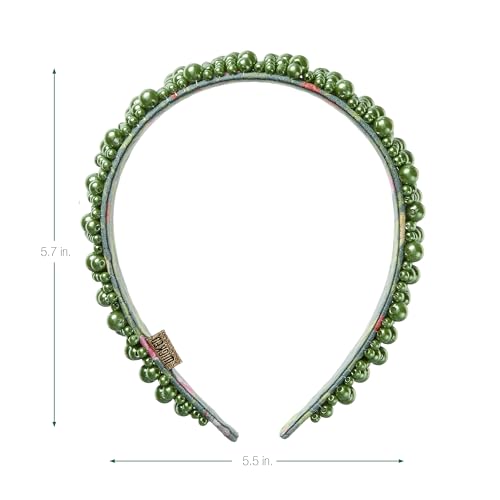 Wicked 2 Pearl Elphaba Poppy Green Headband - hair accessories for women and girls - gifts for her -Scunci by Conair