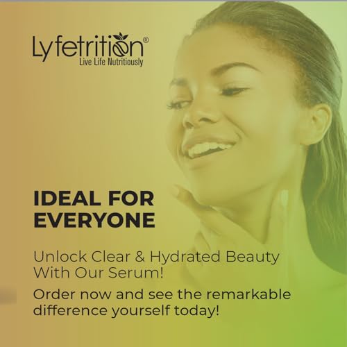 Lyfetrition Ultra Youth Serum | 12 oz Large Bottle | Anti Wrinkle Face Serum Hyaluronic Acid Wrinkle Reducing Formula For Face Topical Facial Serum For Flawless Skin Restores Boost Collagen