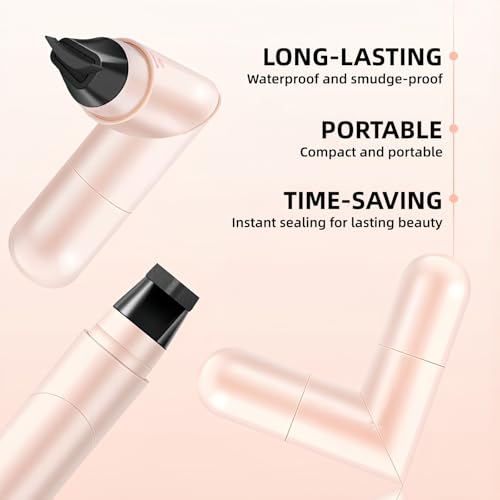 2 Pack Wing Eyeliner Stamp Set - Waterproof Cat Eye