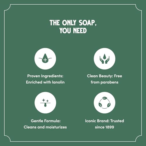Bag Balm Moisturizing Bar Soap ? Gentle Soap for Dry Skin with Lanolin ? Hand & Body Cleansing Balm ? Rosemary & Mint Scented Sensitive Skin Bar Soap ? Natural Body Wash Bar ? Made in The USA 3.9 oz