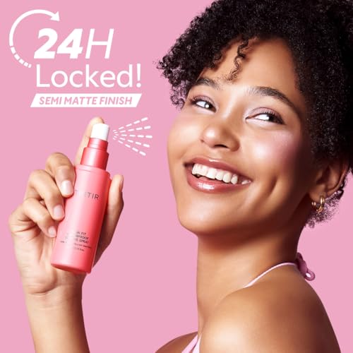 TIRTIR Waterproof Setting Spray ? 24 Hour Long Lasting Fix, Sweatproof Water Resistant Makeup Finisher ? Ethanol Free, Semi Matte Finish for Oily Skin ? Korean Makeup Fixer (Pack of 2)