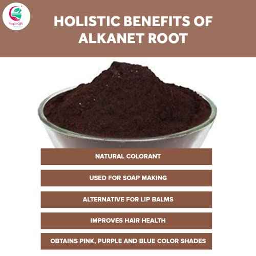 Alkanet Root Powder 10oz | 100% Natural Colourant For Soap making | Makes Beautiful Color Shades | Ratanjot Root Powder | By Yogis's Gift ¢ç