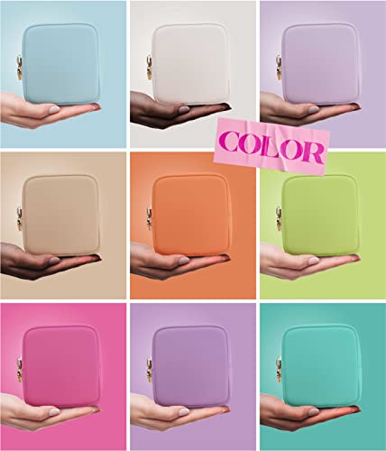 Embla Small Waterproof Makeup Bag - Cosmetic Pouch & Travel Organizer