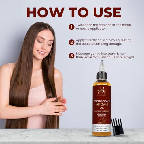 AVD Organics 100% Pure Moroccan Argan Oil 120ml