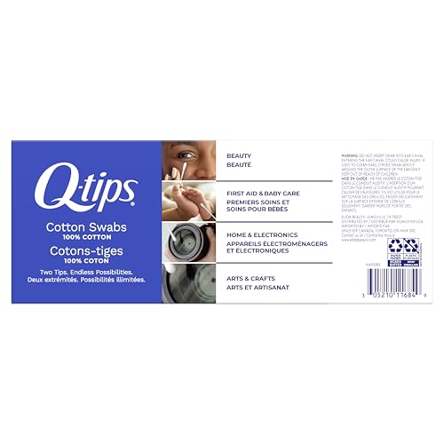 Q-tips Cotton Swabs Pack of 2 - 500 Count Each - Personal Care