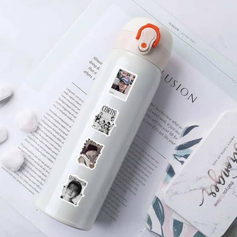 50pcs Korean Idol Waterproof Vinyl Stickers for Water Bottles & Laptops