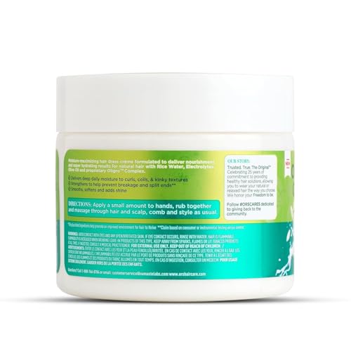 ORS Olive Oil Max Moisture Super Nourishing Daily Curl Cr?me infused with Rice Water & Electrolytes for Supercharged Hydration & Growth (8.0 oz)