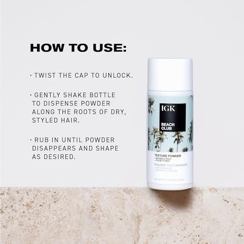 IGK Beach Club Texture Powder | Volumizing Hair Powder