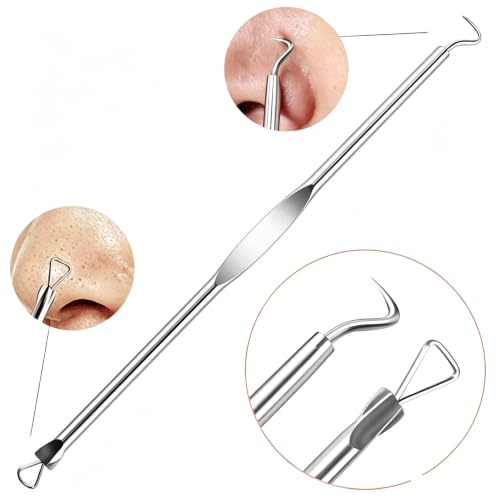 Blackhead Remover Pimple Extractor Tool Kit for Acne & Blemish Removal