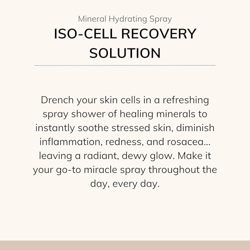 Le Mieux Iso-Cell Recovery Solution Facial Toner - Soothing Face Mist, Hydrating Amino Acid & Mineral Spray to Help Calm Post-Treatment Skin, No Parabens or Sulfates (6 oz / 180 ml)