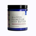 Organic Magnesium Whipped Body Butter, 4 oz Jar, Extra Strength Magnesium Chloride from Ancient Zechstein Seabed, Supports Muscle Relaxation & Better Sleep