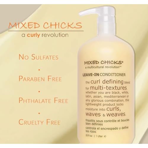 Mixed Chicks Curl Defining & Frizz Eliminating Leave-In Conditioner, 33 fl.oz.