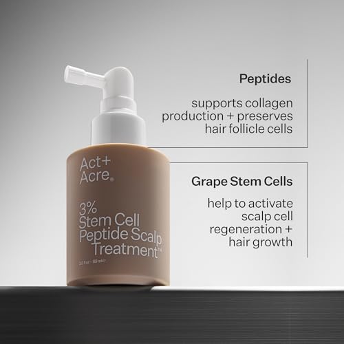 Act+Acre 3% Peptide Treatment, Fuller Looking Hair During GLP-1 &