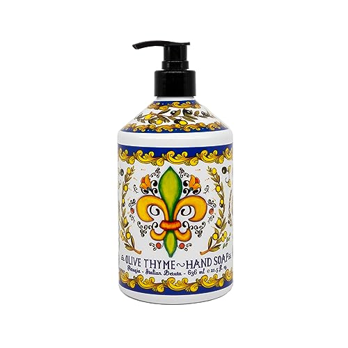 Perugia Italian Hand Soap 8-Pack - Lavender, Orange, Lemon & Thyme