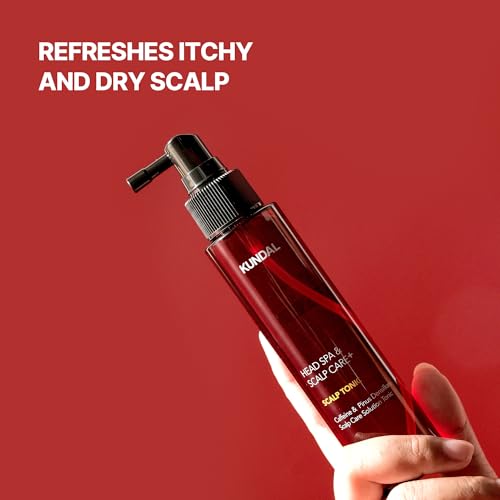 KUNDAL Root Enhancer Caffeine Scalp Tonic Herb Mint - 3.38 Fl Oz - B. Caffeine Scalp Treatment