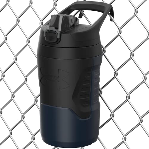 Under Armour Sports Water Jug, 32 oz Insulated Water Bottle w/Handle, Fence Hook, Leak Resistant, Baseball, Football & More