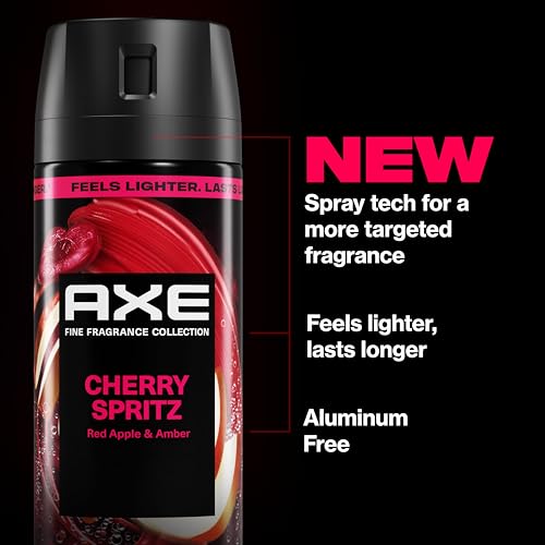 Axe Cherry Spritz Fine Fragrance Body Spray 3x2.9 oz