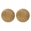 Sisal Cat Toy Ball, Interactive Scratching Balls for Kittens - 2Pc Set
