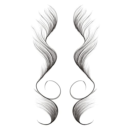 Hair Edge Tattoo Stickers - Waterproof Hairline Stickers (5 Sheets)
