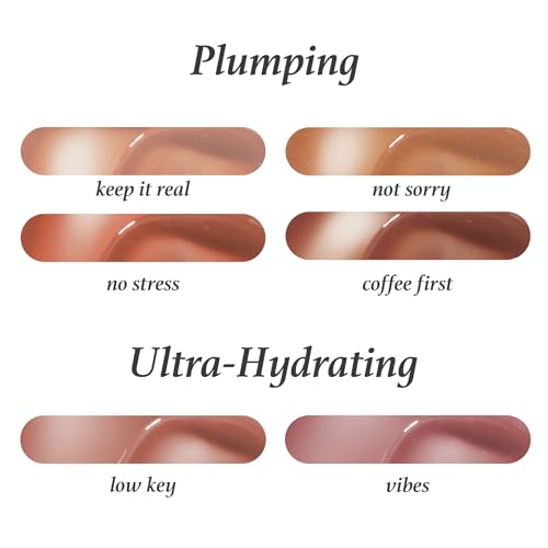 Julep So Plush Hydrating Lip Gloss - In The Clear - High-Shine Hydrating Lightweight Lip Color - Non-Sticky Formula - Vitamin E Soothes and Repairs Lips