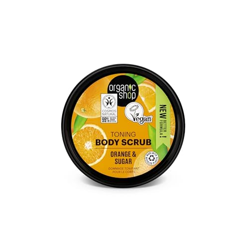 Organic Shop Body Scrub Natural Sicilian Orange and Sugar 250ml