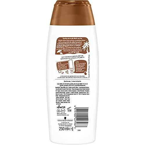 Fa Coconut Milk Nourishing Shower Cream with Natural Coconut Extract and Exotic Nourishing Fragrance of Coconut Milk 250ml