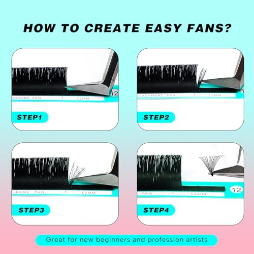 VAVALASH Cashmere Easy Fan Lashes D 0.05 8-15mm