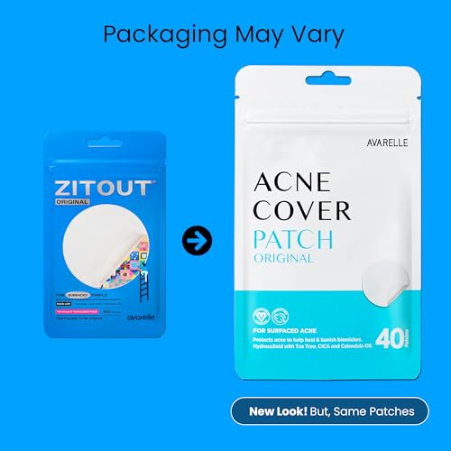 AVARELLE Acne Cover Patches, FSA HSA Eligible Hydrocolloid Pimple Patches for Face with Tea Tree Oil, Korean Skincare Zit Patches for Face | FSA HSA Store Eligible Items | Vegan, Cruelty-free