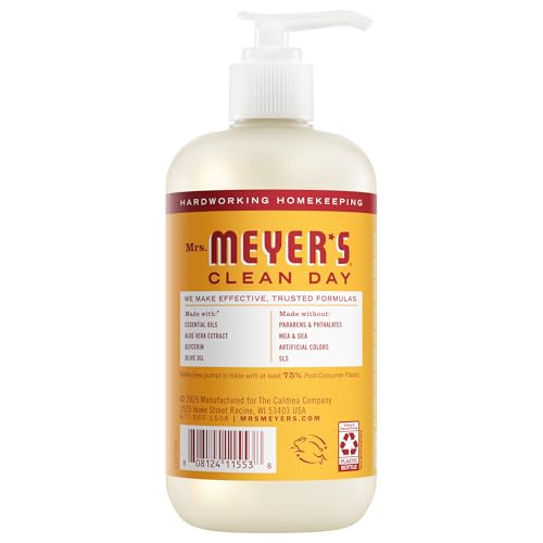 Mrs. Meyer’s Clementine Liquid Hand Soap - 12.5 fl oz, 3 Pack | Gentle, Moisturizing & Garden-Inspired