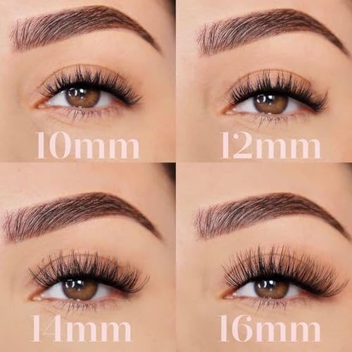 Self Adhesive Eyelash Clusters Kit - D Curl, Reusable Lashes