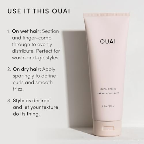 OUAI Curl Cream Travel Size - Curl Defining Cream 2.5 oz