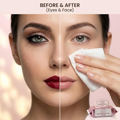 Anti-Aging Makeup Remover Wipes 50 Count Micellar Water