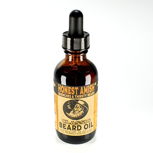 Honest Amish Beard Oil for Men – 2 Oz, 7 Premium Oils