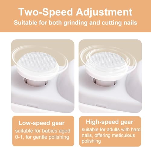 Lumzist Electric Nail Clipper with Grinder - Quiet, Painless Trimming