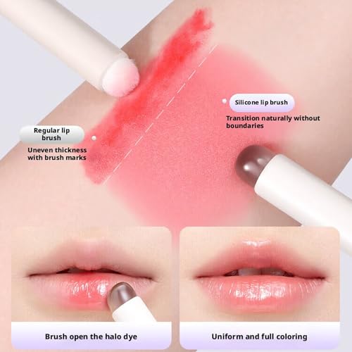 Silicone Lip Brush - Round Head Makeup Applicator Tool