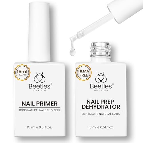 Beetles Nail Dehydrator & Primer Set 2Pc 15ml | Hema-Free